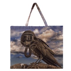 Apocalyptic Future Concept Artwork Zipper Large Tote Bag by dflcprintsclothing