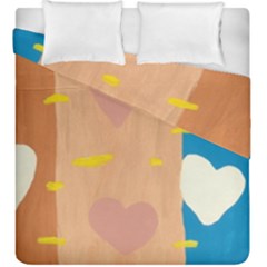 Wind Of Love Duvet Cover Double Side (king Size)