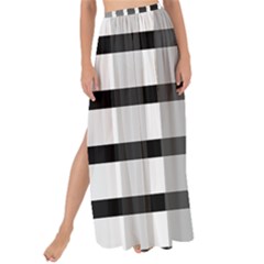 Nine Bar Monochrome Fade Squared Pulled Inverted Maxi Chiffon Tie-up Sarong