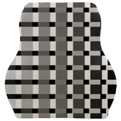 Nine Bar Monochrome Fade Squared Pulled Inverted Car Seat Velour Cushion  by WetdryvacsLair