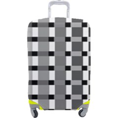 Nine Bar Monochrome Fade Squared Pulled Inverted Luggage Cover (large) by WetdryvacsLair