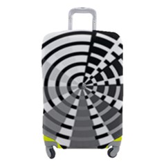 Nine Bar Monochrome Fade Squared Wheel Luggage Cover (small) by WetdryvacsLair