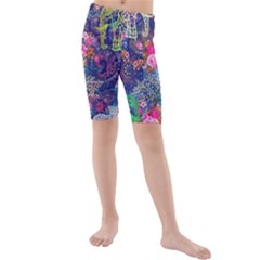 Bandana-mask Fdbm027 Kids  Mid Length Swim Shorts