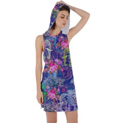 Bandana-mask Fdbm027 Racer Back Hoodie Dress