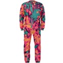 Orange and turquoise alcohol ink  OnePiece Jumpsuit (Men)  View1