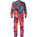 Orange and turquoise alcohol ink  OnePiece Jumpsuit (Men)  View2