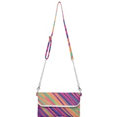 Colorful Stripes Mini Crossbody Handbag