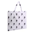 Aviator Helmet Motif Print Pattern Zipper Large Tote Bag View2