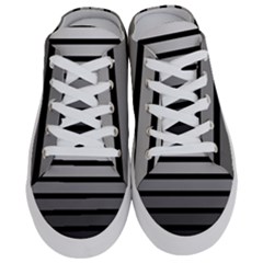 9 Bar Monochrome Fade Half Slippers by WetdryvacsLair