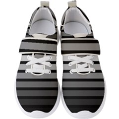 9 Bar Monochrome Fade Men s Velcro Strap Shoes by WetdryvacsLair