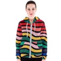 Nine 9 Bar Rainbow Sea Sickness Women s Zipper Hoodie View1