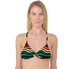 Nine 9 Bar Rainbow Sea Sickness Reversible Tri Bikini Top by WetdryvacsLair