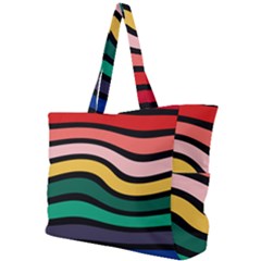 Nine 9 Bar Rainbow Sea Sickness Simple Shoulder Bag by WetdryvacsLair