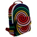 Nine 9 Bar Rainbow Target Flap Pocket Backpack (Large) View2