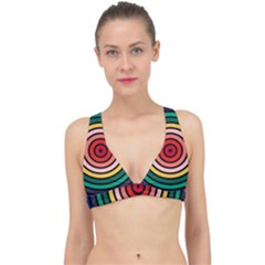 Nine 9 Bar Rainbow Target Classic Banded Bikini Top by WetdryvacsLair