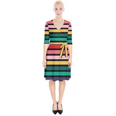 Nine 9 Bar Rainbow Wrap Up Cocktail Dress by WetdryvacsLair