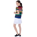 Nine 9 Bar Rainbow Women s Polo Tee View2