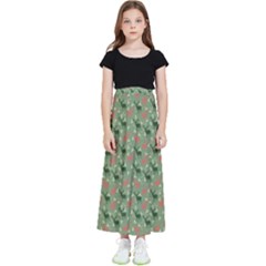 Deer Retro Pattern Kids  Skirt by HermanTelo