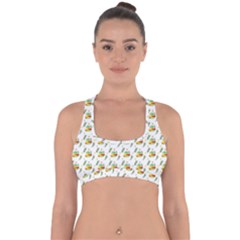 Background Cactus Cross Back Hipster Bikini Top  by Mariart