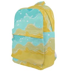 Abstract Background Beach Coast Classic Backpack
