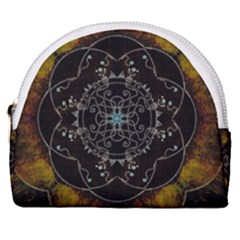 Mandala - 0005 - The Pressing Horseshoe Style Canvas Pouch by WetdryvacsLair