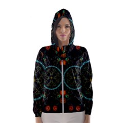 Mandala - 0006 - Floating Free Women s Hooded Windbreaker by WetdryvacsLair