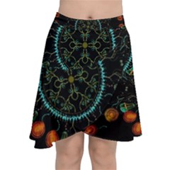 Mandala - 0006 - Floating Free Chiffon Wrap Front Skirt by WetdryvacsLair