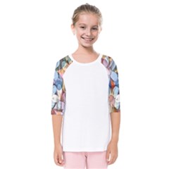 Multifleur Kids  Quarter Sleeve Raglan Tee