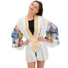 Multifleur Long Sleeve Kimono