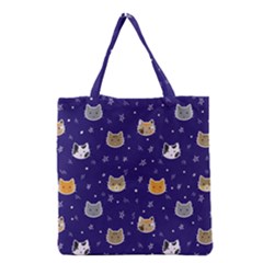 Multi Cats Grocery Tote Bag