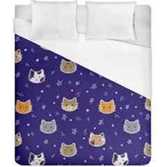 Multi Cats Duvet Cover (california King Size)