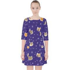 Multi Cats Pocket Dress