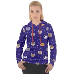 Multi Kitty Women s Overhead Hoodie