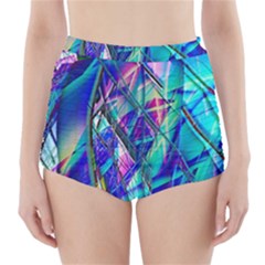 Title Wave, Blue, Crashing, Wave, Natuere, Abstact, File Img 20201219 024243 200 High-waisted Bikini Bottoms by ScottFreeArt