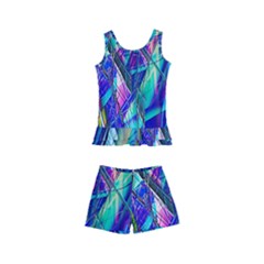 Title Wave, Blue, Crashing, Wave, Natuere, Abstact, File Img 20201219 024243 200 Kids  Boyleg Swimsuit