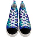 Title Wave, Blue, Crashing, Wave, Natuere, Abstact, File Img 20201219 024243 200 Men s Mid-Top Canvas Sneakers View1