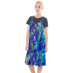 Title Wave, Blue, Crashing, Wave, Natuere, Abstact, File Img 20201219 024243 200 Camis Fishtail Dress by ScottFreeArt