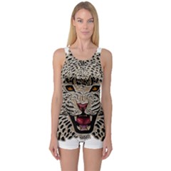 Cat One Piece Boyleg Swimsuit