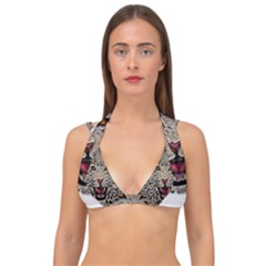 Cat Double Strap Halter Bikini Top by HermanTelo