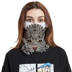 Cat Face Covering Bandana (two Sides)