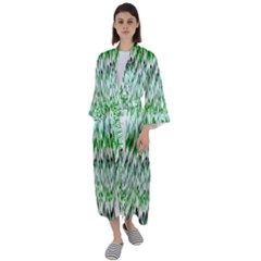 Paper African Tribal Maxi Satin Kimono by Mariart