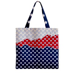 Illustrations Stars Zipper Grocery Tote Bag by Alisyart