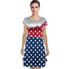 Illustrations Stars Cap Sleeve Nightdress