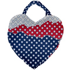 Illustrations Stars Giant Heart Shaped Tote