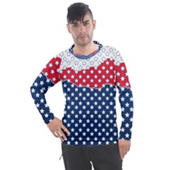 Illustrations Stars Men s Pique Long Sleeve Tee