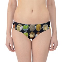 Glitch Glitchen Npc Cubimals Pattern Hipster Bikini Bottoms by WetdryvacsLair