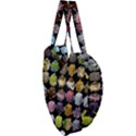 Glitch Glitchen Npc Cubimals Pattern Giant Heart Shaped Tote View3