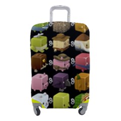 Glitch Glitchen Npc Cubimals Pattern Luggage Cover (small) by WetdryvacsLair