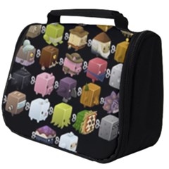 Glitch Glitchen Npc Cubimals Pattern Full Print Travel Pouch (big) by WetdryvacsLair