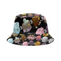 Glitch Glitchen Npc Cubimals Pattern Inside Out Bucket Hat by WetdryvacsLair